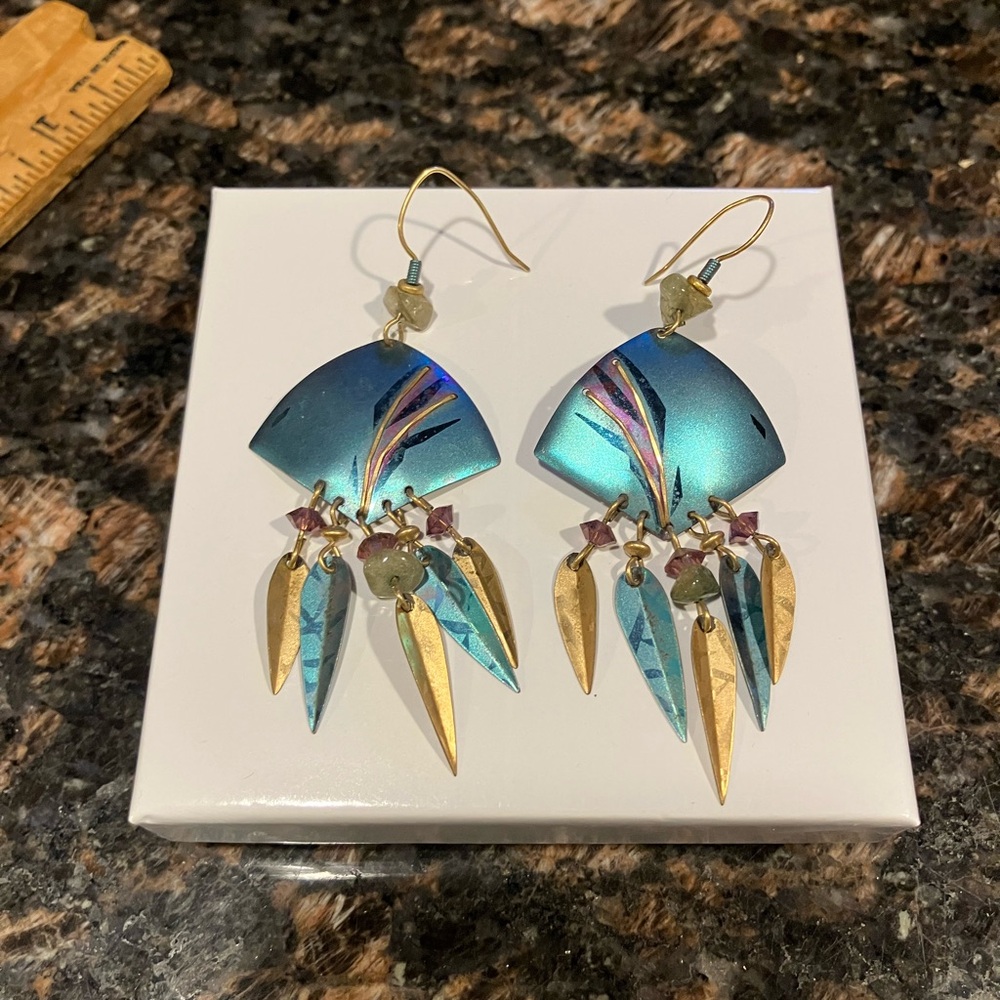 Signed Holly Yashi earrings
